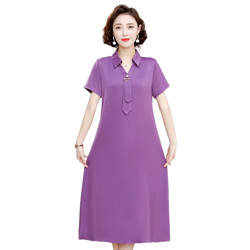 2022 summer new fashion women's western style mid-length dress women's solid color dress
2022 summer new fashion women's western style mid-length dress women's solid color dress