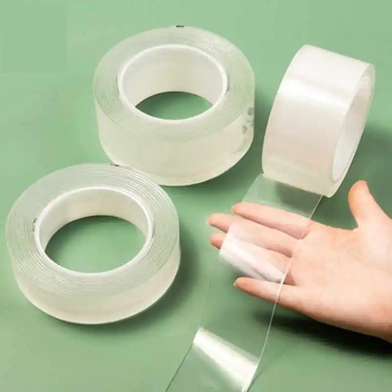 1M / 3M / 5M Household Nano Waterproof Adhesive Tape Double-Sided Adhesive Tape Transparent Reusable Clean Antifouling Strong
1M / 3M / 5M Household Nano Waterproof Adhesive Tape Double-Sided Adhesive Tape Transparent Reusable Clean Antifouling Strong