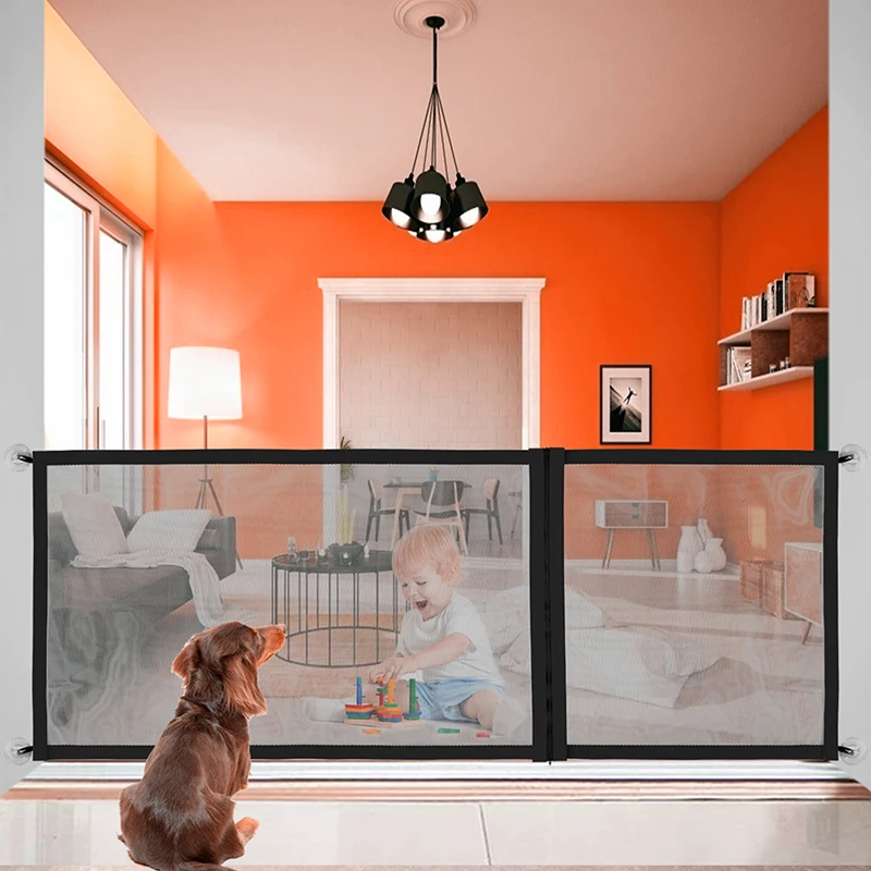Dog Gate Ingenious Mesh Dog Fence For Indoor and Outdoor Safe Pet Dog gate Safety Enclosure Pet supplies
Dog Gate Ingenious Mesh Dog Fence For Indoor and Outdoor Safe Pet Dog gate Safety Enclosure Pet supplies