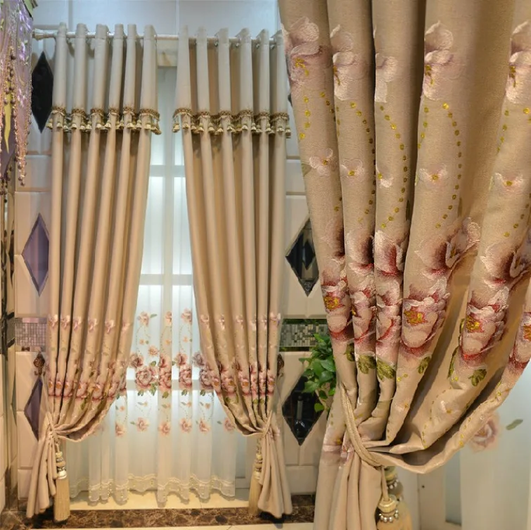 Curtain for living dining room bedroom High-end luxury embroidered European style embroidered window screen Included Window
Curtain for living dining room bedroom High-end luxury embroidered European style embroidered window screen Included Window