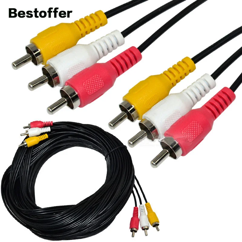 1.8m 3RCA Male to Male/Female Audio Composite Extension Video High-Quality Pure Copper Cable
1.8m 3RCA Male to Male/Female Audio Composite Extension Video High-Quality Pure Copper Cable