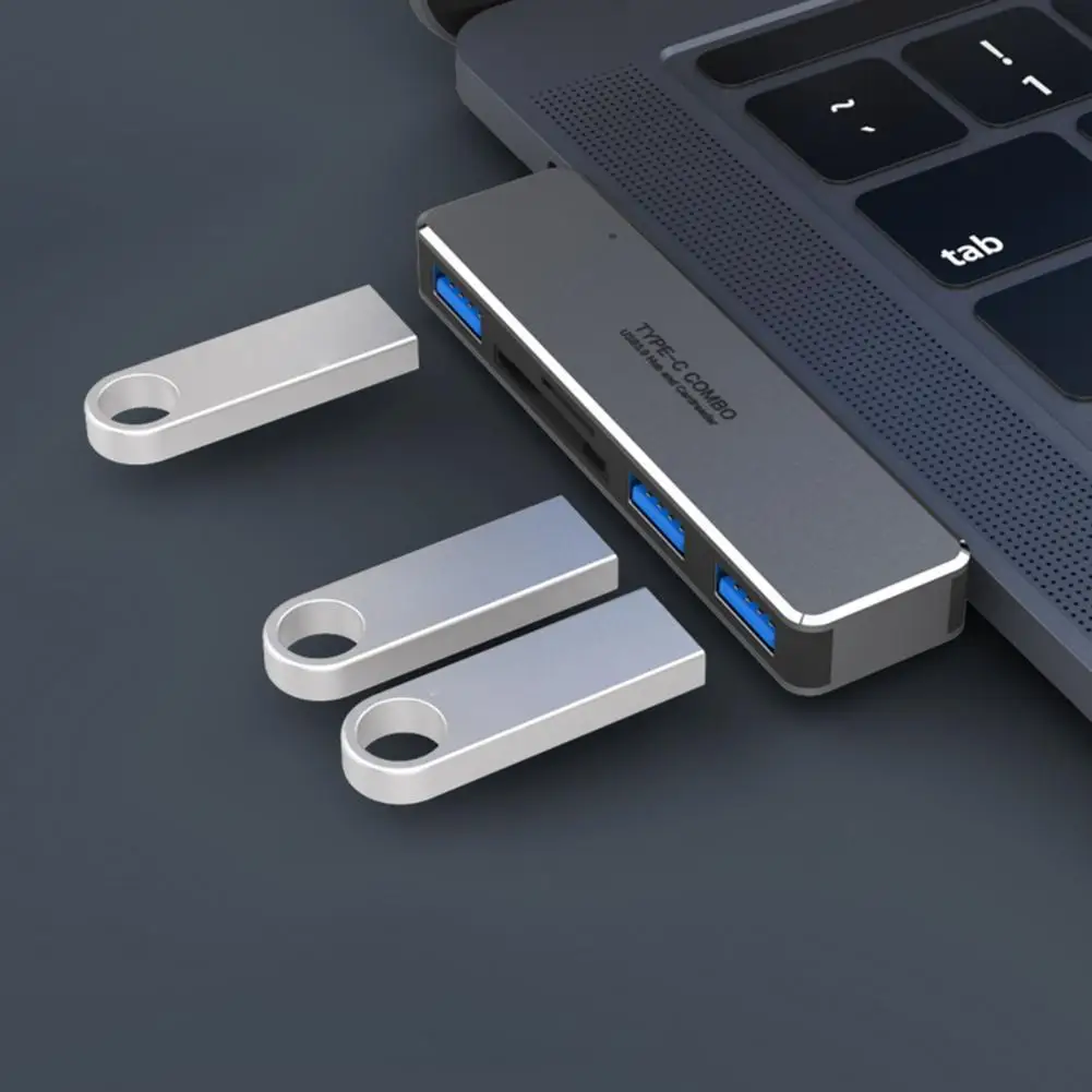 5-in-1 Multiport Multifunctional Type C to USB 3.0 Hub Docking Station Card TF SD Reader for Laptop Computer Docking Stations
5-in-1 Multiport Multifunctional Type C to USB 3.0 Hub Docking Station Card TF SD Reader for Laptop Computer Docking Stations