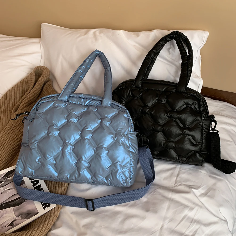 Fashion Women Space Cotton Shoulder Bags Winter Crossbody Large Capacity Down Bag Quilted Padded Travel Handbags Shopping Totes
Fashion Women Space Cotton Shoulder Bags Winter Crossbody Large Capacity Down Bag Quilted Padded Travel Handbags Shopping Totes