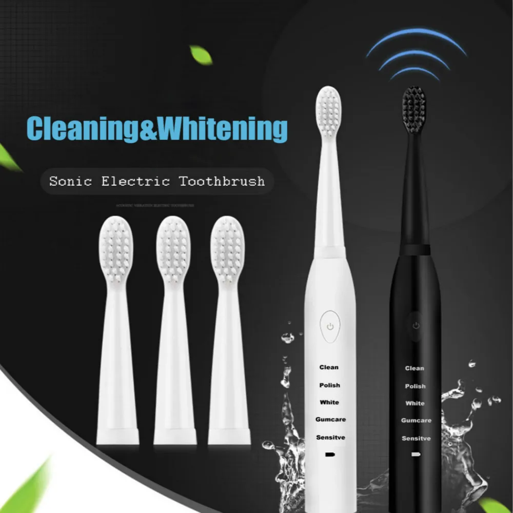 Ultrasonic for Sonic Electric Toothbrush Rechargeable Tooth Brushes Washable Smart Whitening Teeth Brush for Adult Timer Brush
Ultrasonic for Sonic Electric Toothbrush Rechargeable Tooth Brushes Washable Smart Whitening Teeth Brush for Adult Timer Brush