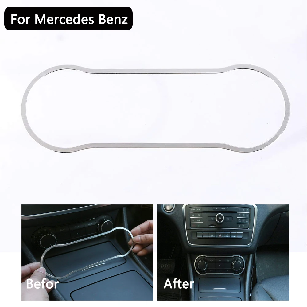 Aluminum Alloy Air Condition Knob Sequin Decoration Box Panel Trim for Mercedes Benz GLA CLA A B Class W176 W246 200 220 A180
Aluminum Alloy Air Condition Knob Sequin Decoration Box Panel Trim for Mercedes Benz GLA CLA A B Class W176 W246 200 220 A180