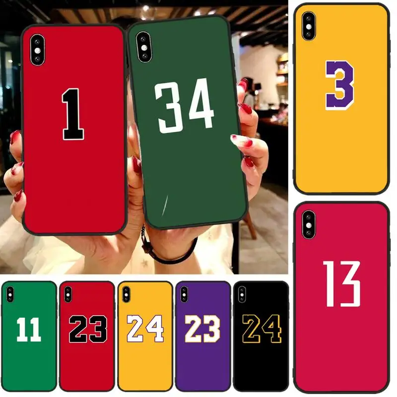 Basketball 23 24 numbers letters case coque fundas for iphone 11 PRO MAX X XS XR 4S 5S 6S 7 8 PLUS SE 2020 cases cover
Basketball 23 24 numbers letters case coque fundas for iphone 11 PRO MAX X XS XR 4S 5S 6S 7 8 PLUS SE 2020 cases cover