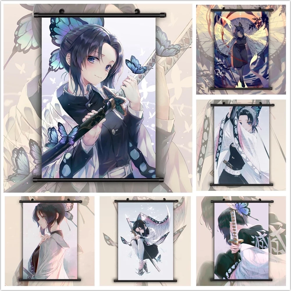 Anime Wall Art Kochou Pictures Mural Demon Slayer Poster Plastic Shinobu Scroll Hanging Painting Canvas Print Home Decoration
Anime Wall Art Kochou Pictures Mural Demon Slayer Poster Plastic Shinobu Scroll Hanging Painting Canvas Print Home Decoration