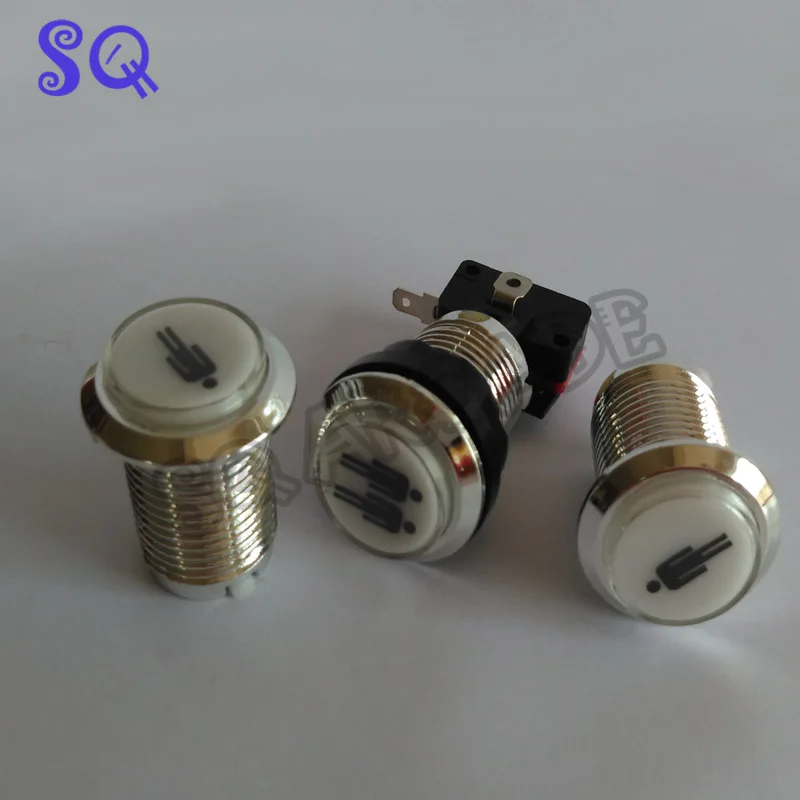 Silver Plated 1/2 Player Illuminated Arcade Push Button for Fighting Game Machine Accessories Coin Operator Cabinet
Silver Plated 1/2 Player Illuminated Arcade Push Button for Fighting Game Machine Accessories Coin Operator Cabinet