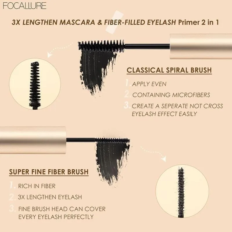 Two-in-one Waterproof Mascara Primer Non-smudged Fiber Lengthening Eyelash Curling Lash Makeup Primer Cosmetics Eyelash D1Z6
Two-in-one Waterproof Mascara Primer Non-smudged Fiber Lengthening Eyelash Curling Lash Makeup Primer Cosmetics Eyelash D1Z6