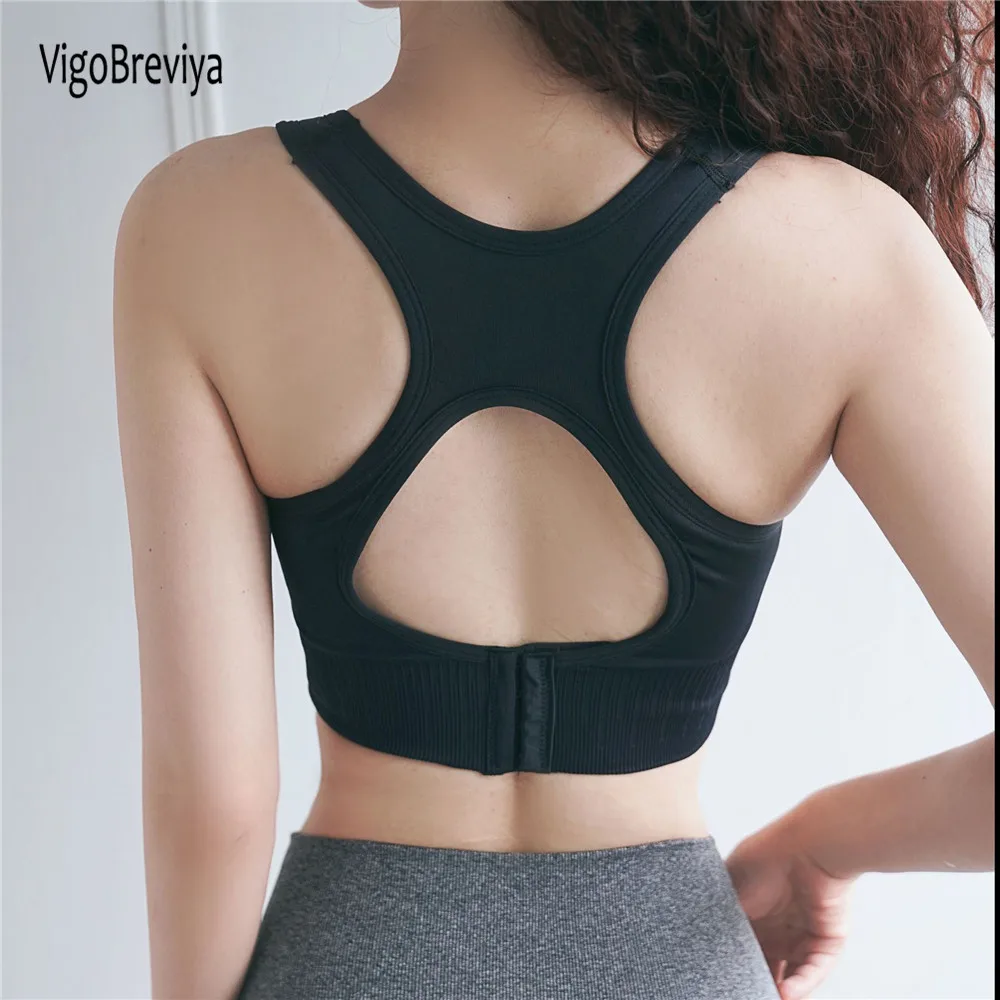 VigoBreviya Back Closure Seamless Sports Bra Women High Impact Push Up Yoga Sport Top Female Crop Fitness Gym Workout Sportswear
VigoBreviya Back Closure Seamless Sports Bra Women High Impact Push Up Yoga Sport Top Female Crop Fitness Gym Workout Sportswear