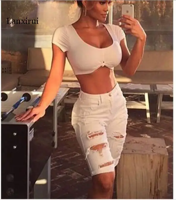 Jeans for Women Elastic Destroyed Hole Leggings Short Pants Denim Shorts Ripped Jeans Lady Casual Slim Jeans
Jeans for Women Elastic Destroyed Hole Leggings Short Pants Denim Shorts Ripped Jeans Lady Casual Slim Jeans