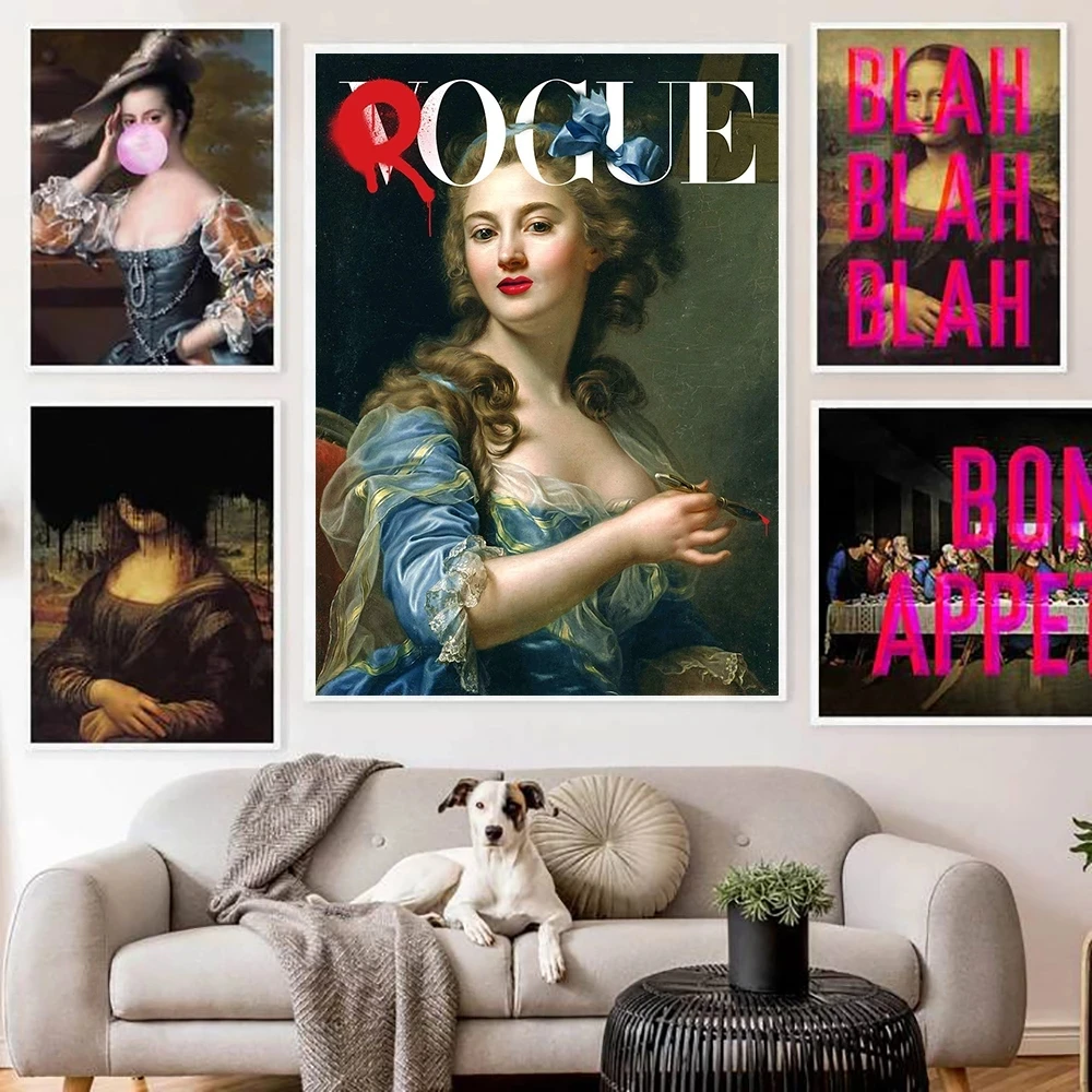 Mona Lisa Black Graffiti Print Bon Appetit Poster Rogue Bubblegum Lady Portrait Wall Art Canvas Painting Wall Picture Home Decor
Mona Lisa Black Graffiti Print Bon Appetit Poster Rogue Bubblegum Lady Portrait Wall Art Canvas Painting Wall Picture Home Decor