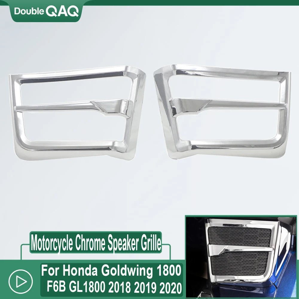 New Motorcycle Chrome Speaker Grille For Honda Goldwing 1800 F6B GL1800 2018 2019 2020
New Motorcycle Chrome Speaker Grille For Honda Goldwing 1800 F6B GL1800 2018 2019 2020