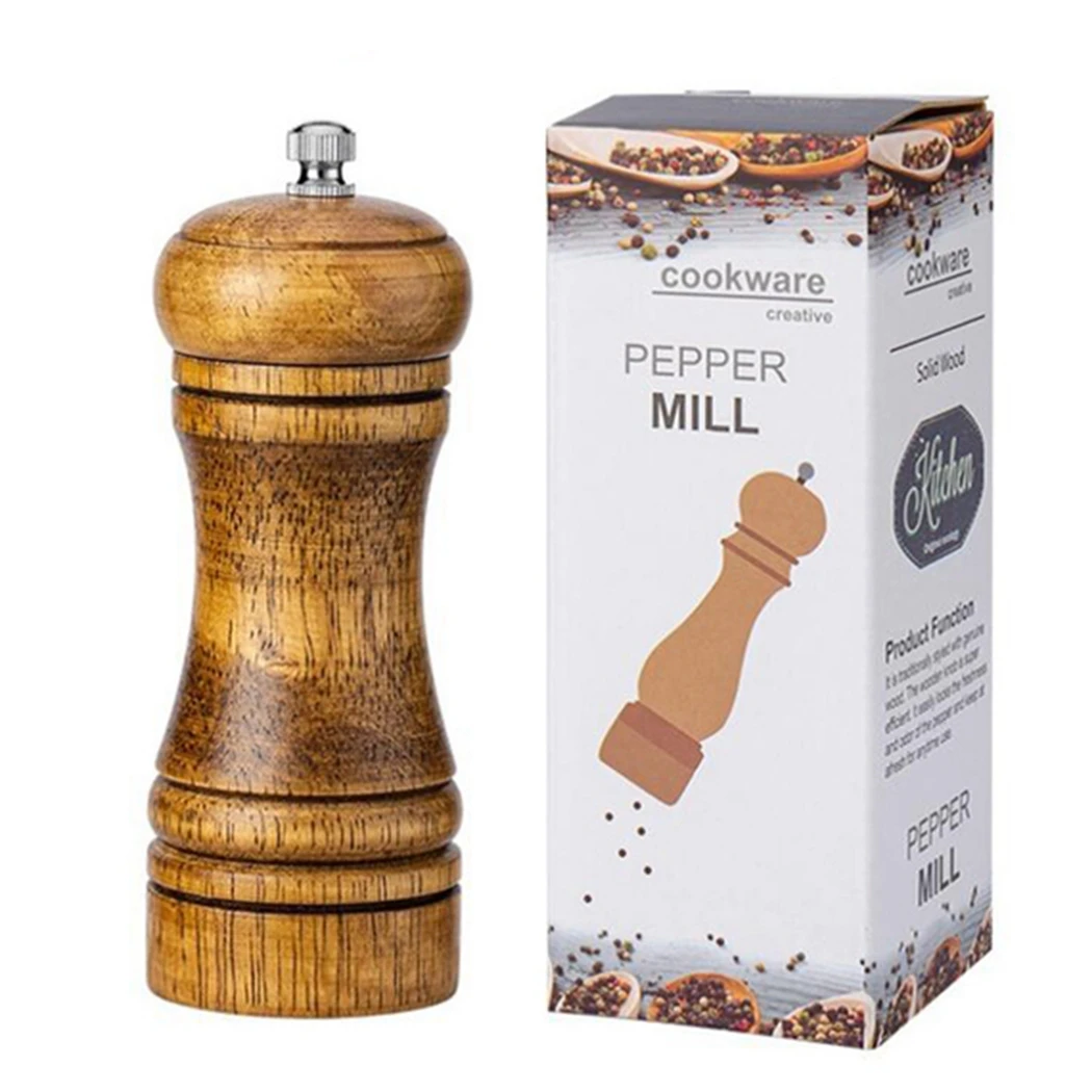 Pepper Grinder Wooden Adjustable Manual Grinder Spice Grinder Salt Shaker Pepper Mill Multipurpose Kitchen Tool
Pepper Grinder Wooden Adjustable Manual Grinder Spice Grinder Salt Shaker Pepper Mill Multipurpose Kitchen Tool