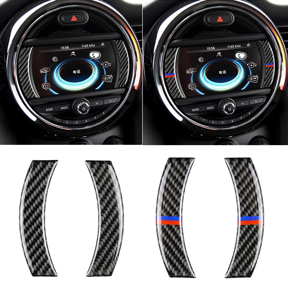 2x Car Console Screen Navigation Frame Trim Stickers For MINI Cooper Countryman Clubman F54 F55 F56 F60 Carbon Fiber Decals Trim
2x Car Console Screen Navigation Frame Trim Stickers For MINI Cooper Countryman Clubman F54 F55 F56 F60 Carbon Fiber Decals Trim