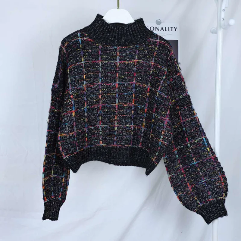 outer wear plaid sweater casual top 2020 autumn new female Korean fashion hedging short loose
outer wear plaid sweater casual top 2020 autumn new female Korean fashion hedging short loose