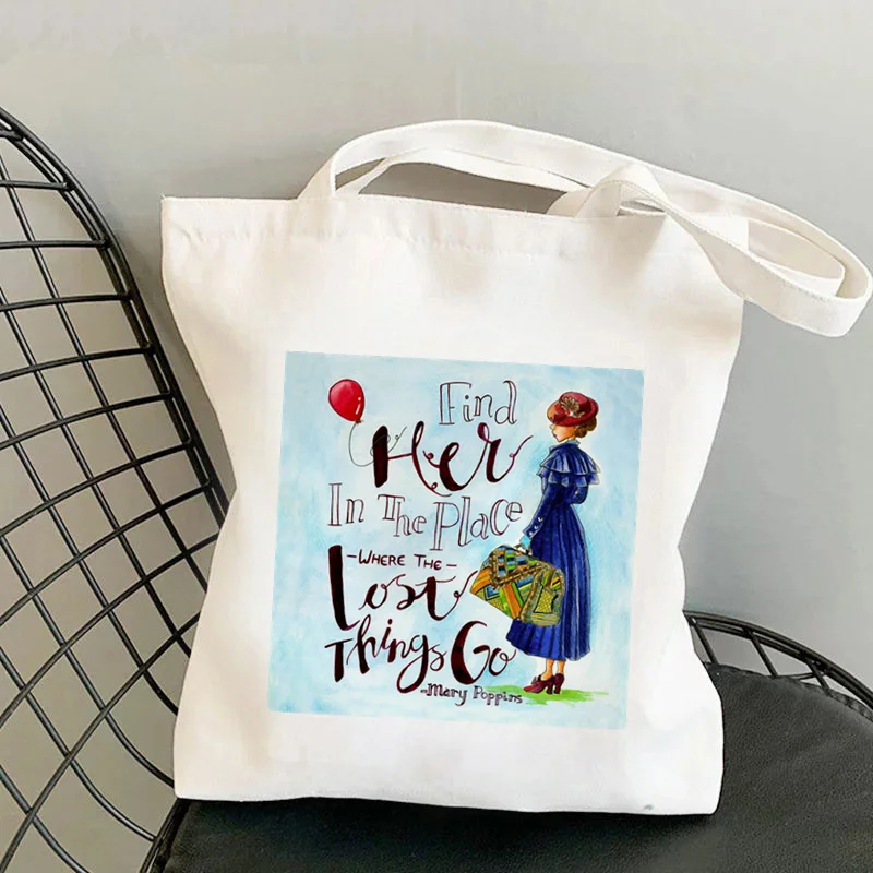 Shopper Mary Poppins Find Her Printing Kawaii Bag Harajuku женская сумка для покупок Холщовая Сумка для покупок женская сумка
Shopper Mary Poppins Find Her Printing Kawaii Bag Harajuku женская сумка для покупок Холщовая Сумка для покупок женская сумка