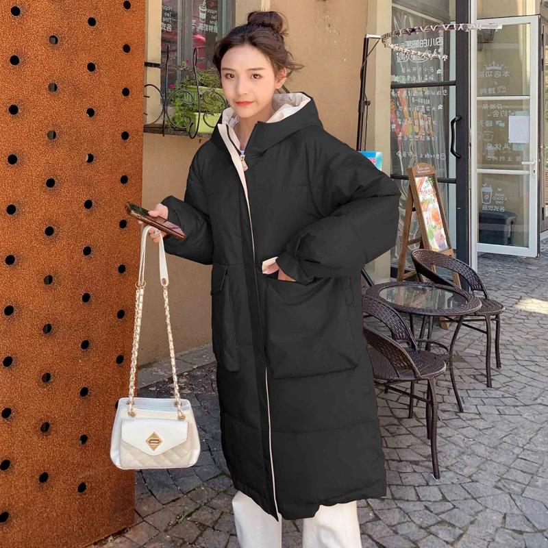 2020 New Long Hooded Parka Chic Coat Winter Jacket Women Casual Big Pocket Solid Color Parka Oversize Coat
2020 New Long Hooded Parka Chic Coat Winter Jacket Women Casual Big Pocket Solid Color Parka Oversize Coat