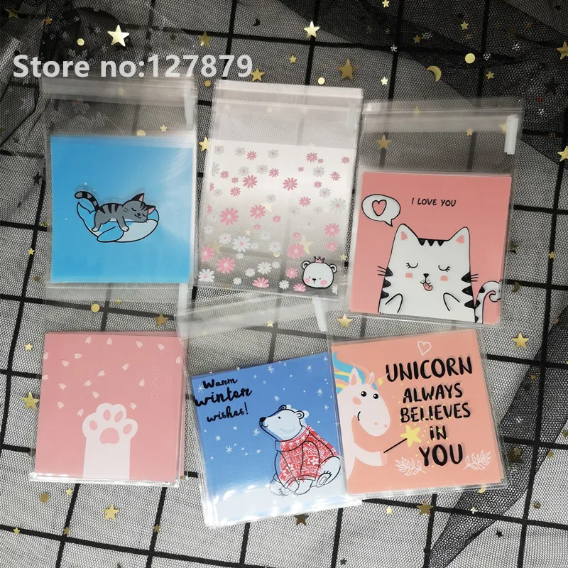 100pcs 7x7cm Cartoon Cat Gifts Bags Cookie Packaging Self-Adhesive Plastic Bags For Biscuits Candy Food Cake Package Party Favor
100pcs 7x7cm Cartoon Cat Gifts Bags Cookie Packaging Self-Adhesive Plastic Bags For Biscuits Candy Food Cake Package Party Favor