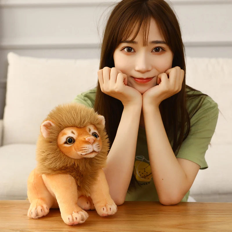 1pc Simulation Lion Toy Plush Doll Doll Animal Ornaments Small Dolls Children's Birthday Gifts Boys Models
1pc Simulation Lion Toy Plush Doll Doll Animal Ornaments Small Dolls Children's Birthday Gifts Boys Models