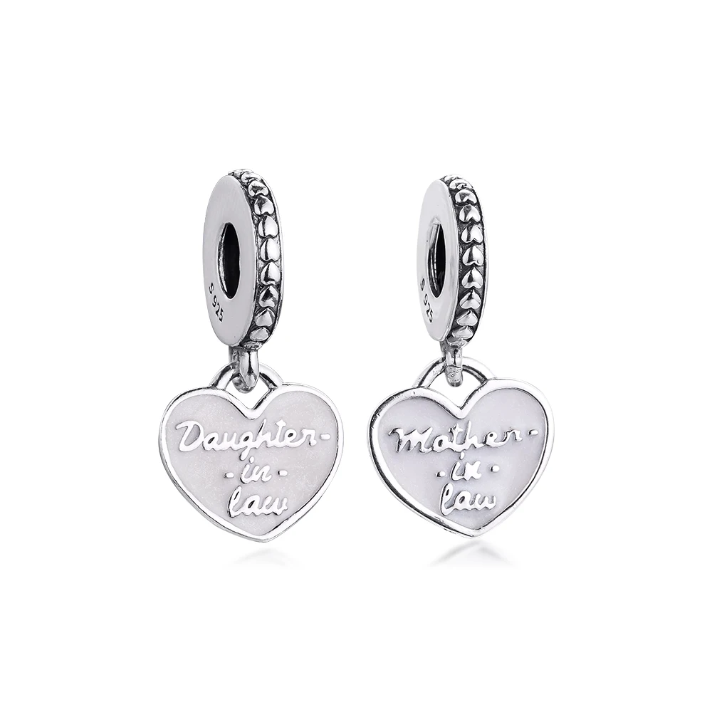 CKK Silver 925 Jewelry Daughter- & Mother in Law Split Dangle Charm Fits Original Bracelets Sterling Beads
CKK Silver 925 Jewelry Daughter- & Mother in Law Split Dangle Charm Fits Original Bracelets Sterling Beads