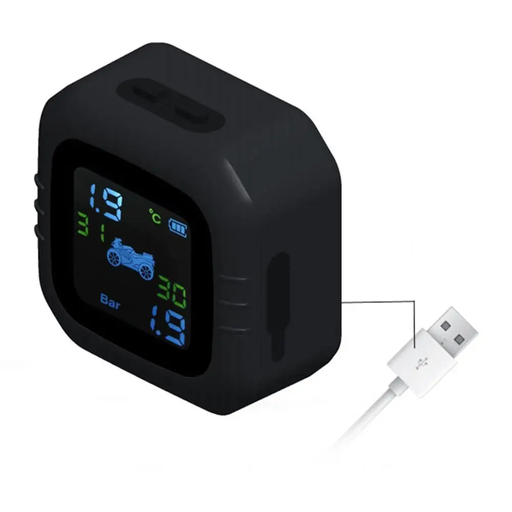 Система контроля давления в шинах мотоцикла TPMS супер Водонепроницаемая