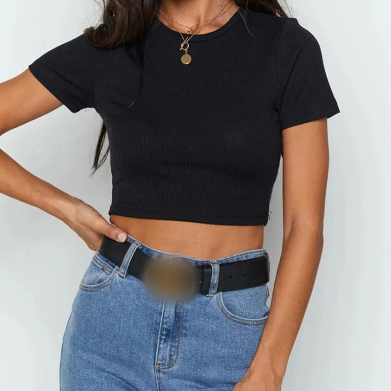 Summer T Shirt Women Soft Short Sleeve Crop Top O Neck Female Tees Basic Kintwear Tops Harajuku Tshirt For Ladies Casual
Summer T Shirt Women Soft Short Sleeve Crop Top O Neck Female Tees Basic Kintwear Tops Harajuku Tshirt For Ladies Casual