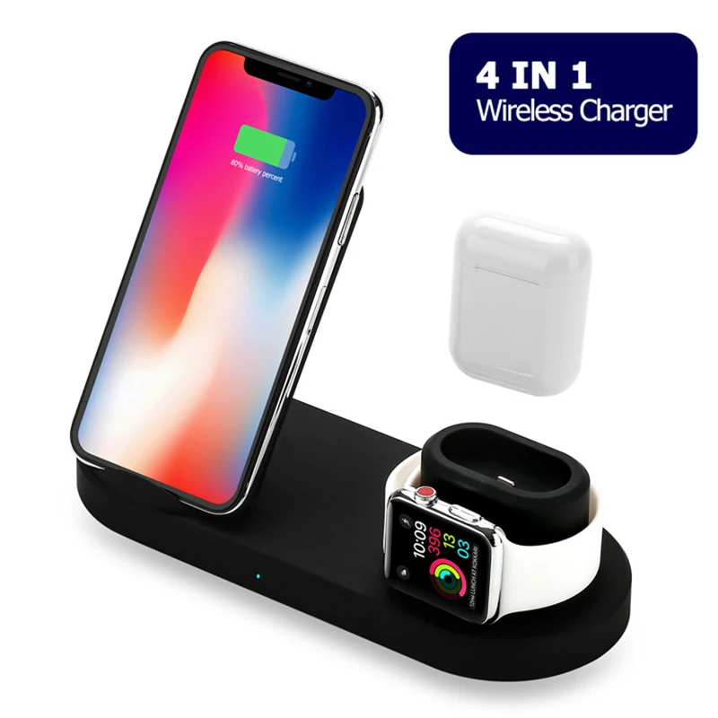 3 in 1 10W Fast Wireless Charger Dock Station Fast Charging For Phone XR XS Max 8 for IOS Watch 2 3 4 For Pods For Android
3 in 1 10W Fast Wireless Charger Dock Station Fast Charging For Phone XR XS Max 8 for IOS Watch 2 3 4 For Pods For Android