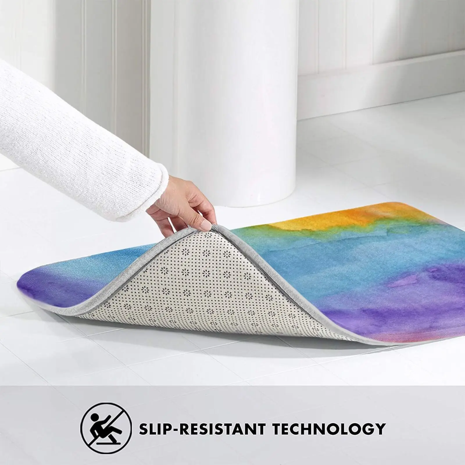 Rainbow Of Watercolor Carpet Mat Rug Cushion Soft Non - Slip Watercolor Rainbow Magic Painting Water Color Fantasy
Rainbow Of Watercolor Carpet Mat Rug Cushion Soft Non - Slip Watercolor Rainbow Magic Painting Water Color Fantasy