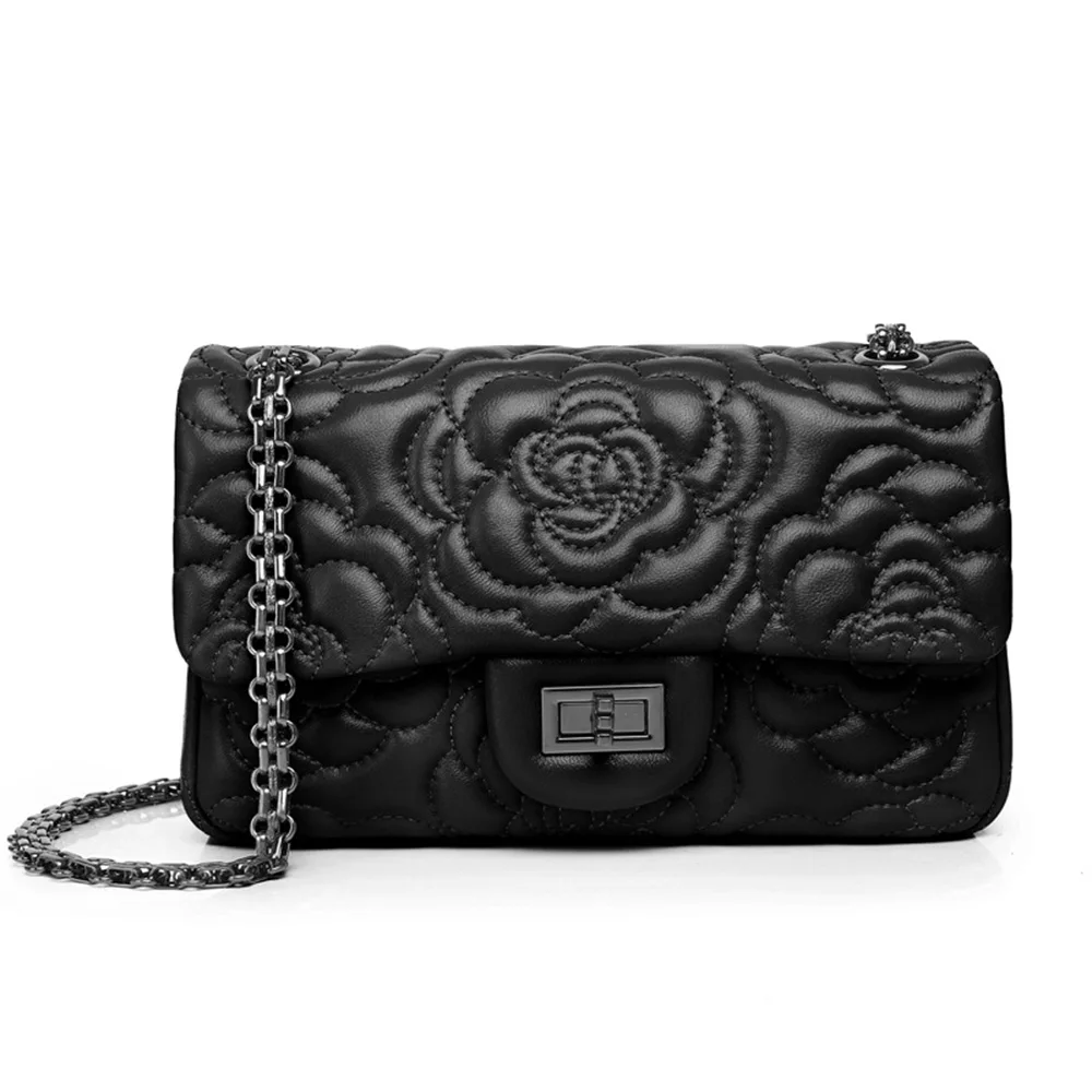 Female Crossbody Bag Handbag Ladies Single Shoulder Bag Spin Lock Design Women Messenger Bag 2021 Genuine Leather Metal Chains
Female Crossbody Bag Handbag Ladies Single Shoulder Bag Spin Lock Design Women Messenger Bag 2021 Genuine Leather Metal Chains