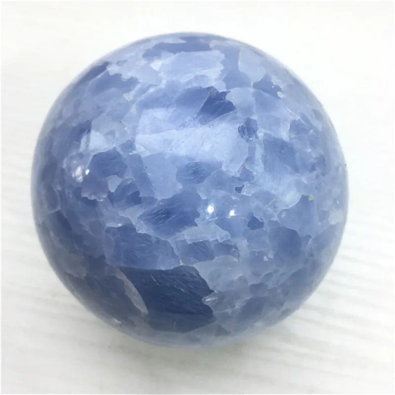 Natural polished blue celestite ball healing crystals decoration feng shui
Natural polished blue celestite ball healing crystals decoration feng shui