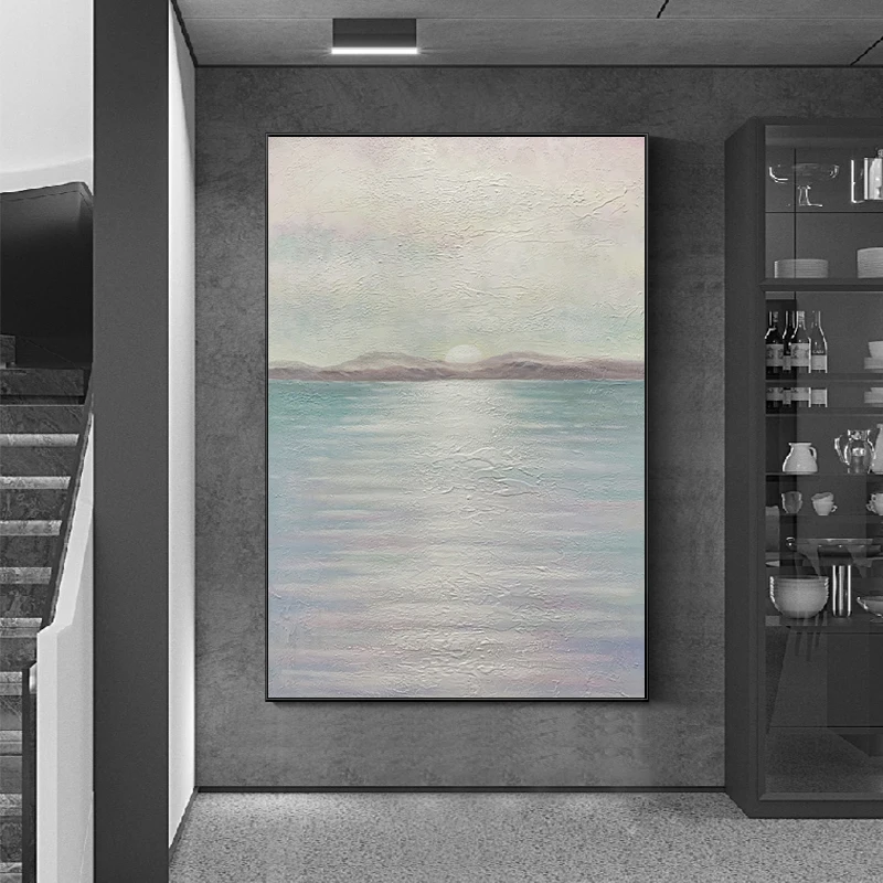 Handmade Abstract Oil Painting Sunrise On The Sea On Canvas Wall Painting For Living Room Home Decor
Handmade Abstract Oil Painting Sunrise On The Sea On Canvas Wall Painting For Living Room Home Decor