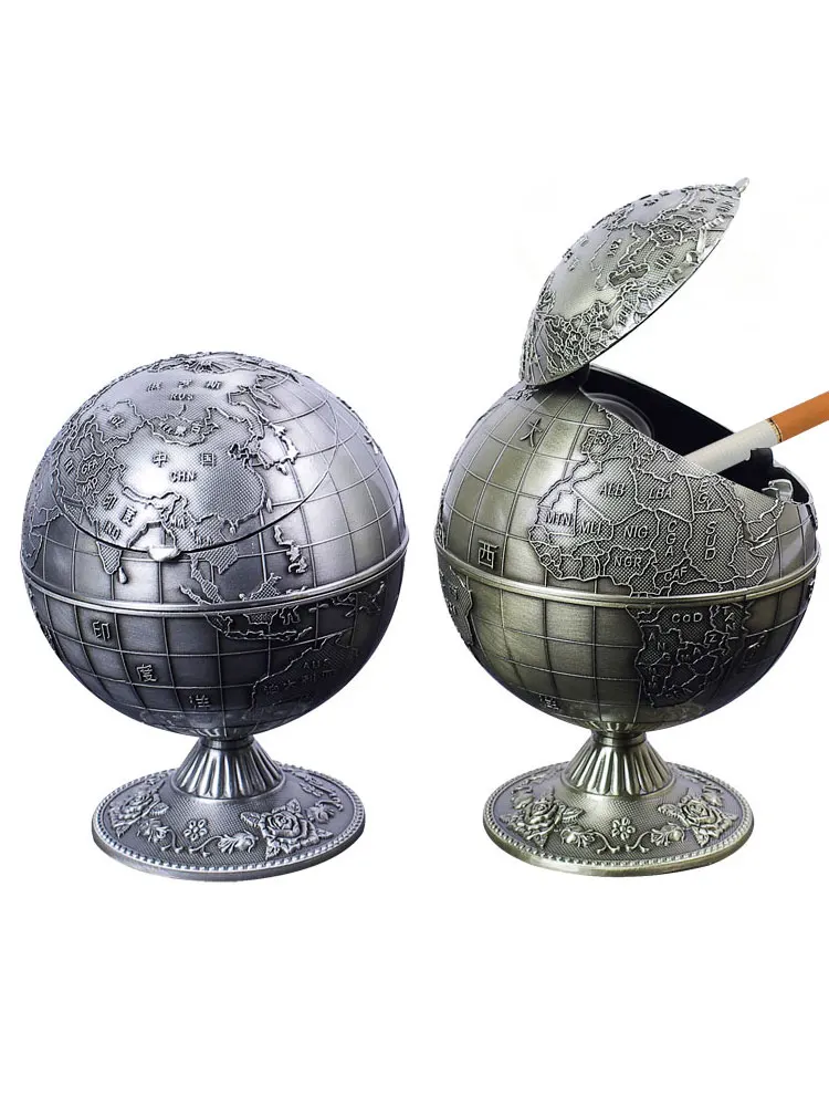 Creative European Retro Globe Ashtray With Lid Personality Multi-function Home Living Room Office Ashtray 6 Colours Availabe
Creative European Retro Globe Ashtray With Lid Personality Multi-function Home Living Room Office Ashtray 6 Colours Availabe