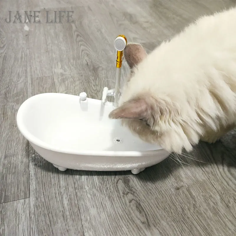 Bathtub Automatic Pet Cat Drinking Fountain Pet Drinking Fountain Bowl Electronic Water Fountain for Cats Kittens Pet Supplie
Bathtub Automatic Pet Cat Drinking Fountain Pet Drinking Fountain Bowl Electronic Water Fountain for Cats Kittens Pet Supplie