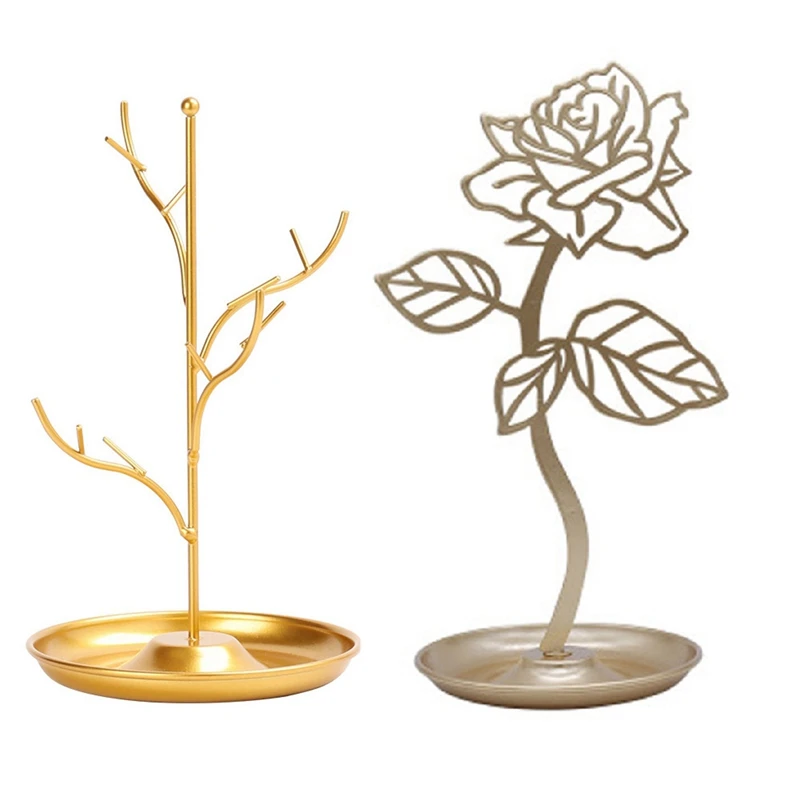 Jewelry Display Stand Rack Tree Stand Golden & Home Craft Decoration Earrings Necklace Storage Rack Rose Gold
Jewelry Display Stand Rack Tree Stand Golden & Home Craft Decoration Earrings Necklace Storage Rack Rose Gold
