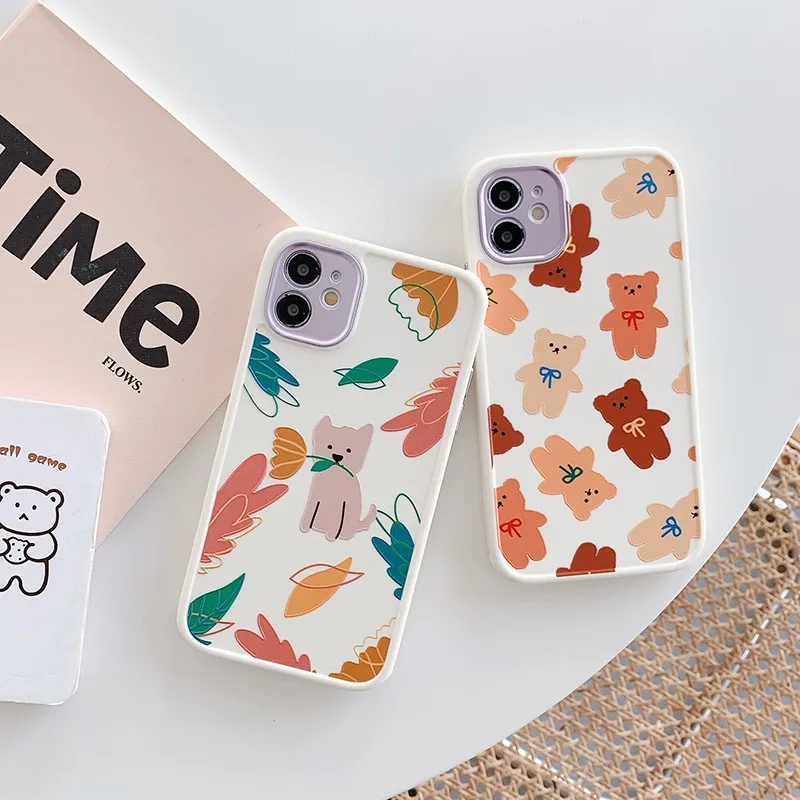 Cute animal dog Bear girl Phone Cover Case For Iphone X 12 mini 11 pro Xs Max Xr 10 8 7 6s Plus SE 4.7 Luxury soft Coque Fundas
Cute animal dog Bear girl Phone Cover Case For Iphone X 12 mini 11 pro Xs Max Xr 10 8 7 6s Plus SE 4.7 Luxury soft Coque Fundas