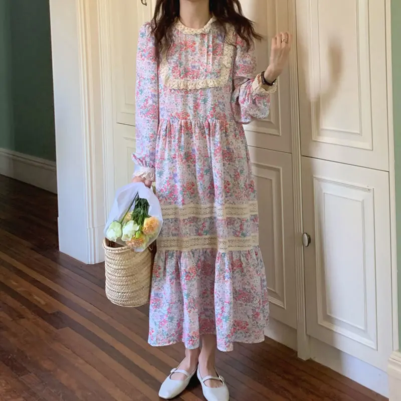 Lace Hook Flower Elegant Dress Women High Waist Hip A Line Long Vestido O Neck Pullover Long Sleeve Plaid Robe
Lace Hook Flower Elegant Dress Women High Waist Hip A Line Long Vestido O Neck Pullover Long Sleeve Plaid Robe