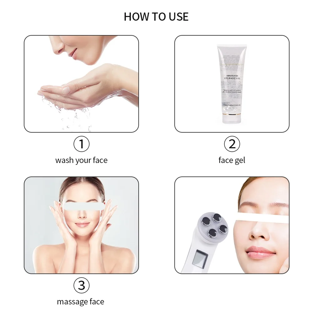 Radio Frequency Facial LED Photon Skin Care Device Face Lifting Tighten Wrinkle Removal Eye Care RF Skin Tightening Machine
Radio Frequency Facial LED Photon Skin Care Device Face Lifting Tighten Wrinkle Removal Eye Care RF Skin Tightening Machine