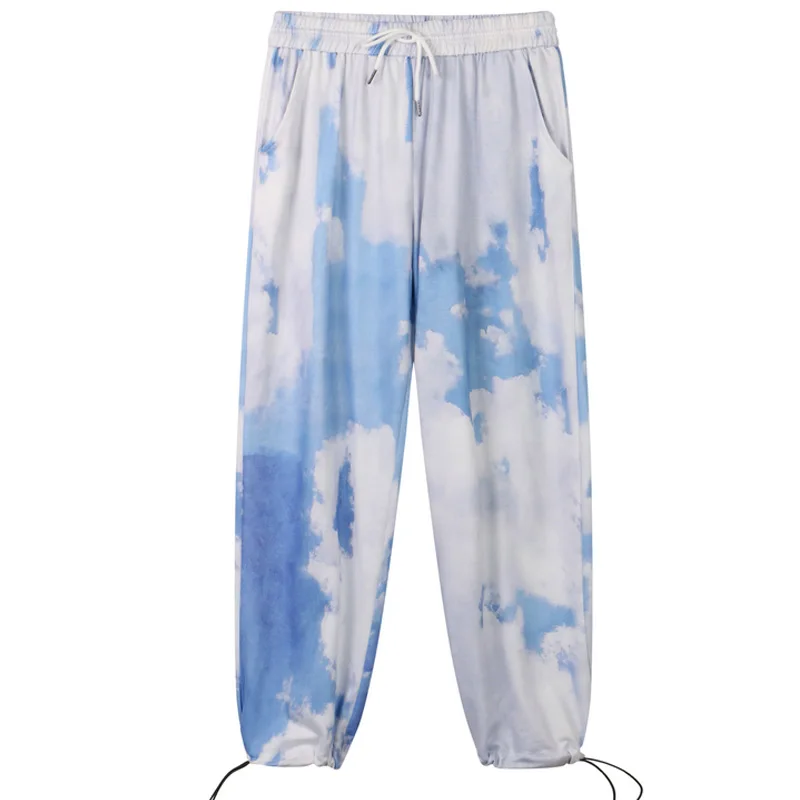 Men Tie Dye Cloud Print Jogger Harajuku Elastic Waist Trousers Sweatpants Unisex Retro Oversize Thin Straight Jogger Pants
Men Tie Dye Cloud Print Jogger Harajuku Elastic Waist Trousers Sweatpants Unisex Retro Oversize Thin Straight Jogger Pants