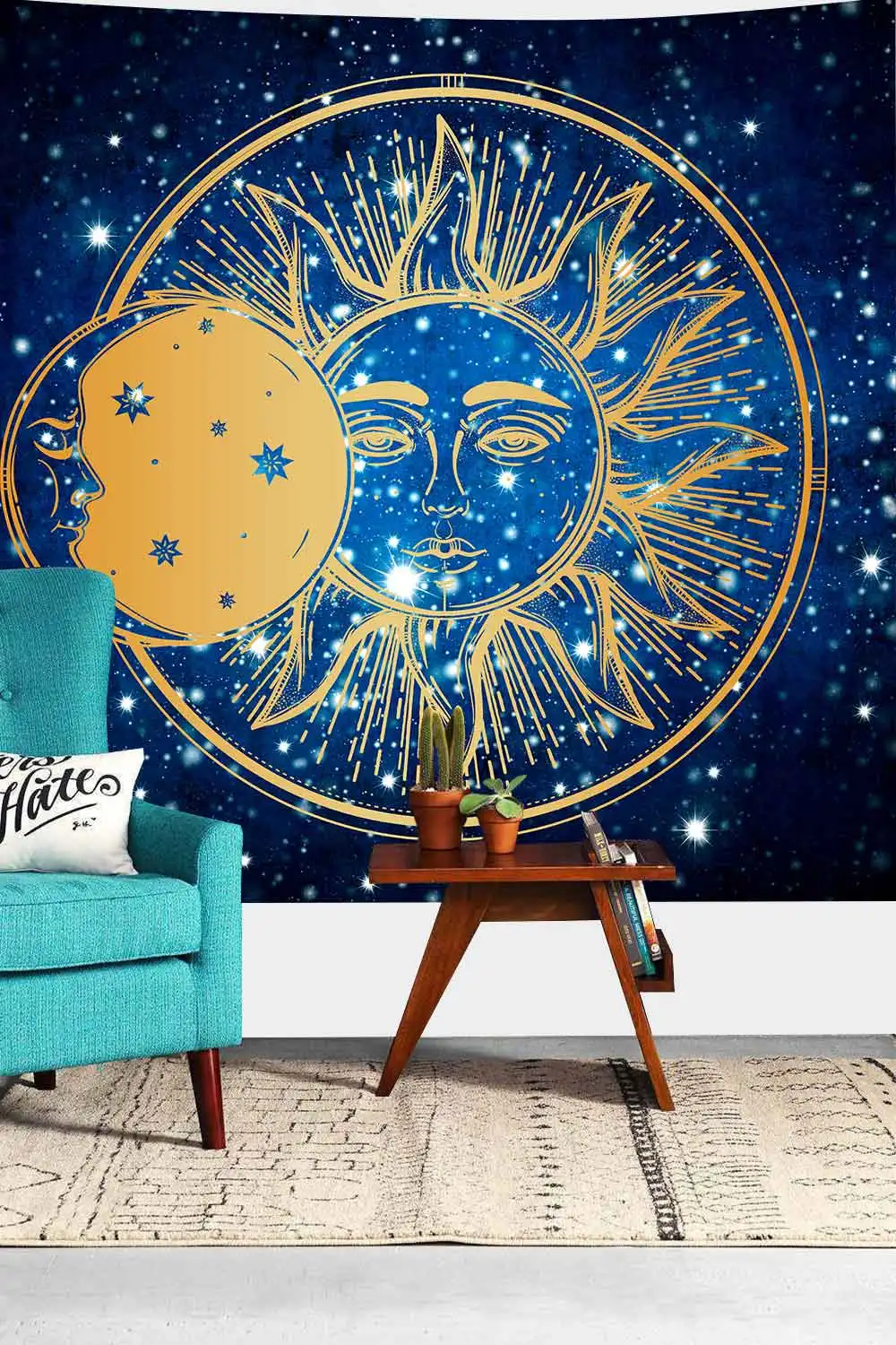 Black and White Tapestry Yinyang Mandala Sun Moon Art Wall Hanging Tapestries for Living Room Bedroom Home Decor
Black and White Tapestry Yinyang Mandala Sun Moon Art Wall Hanging Tapestries for Living Room Bedroom Home Decor