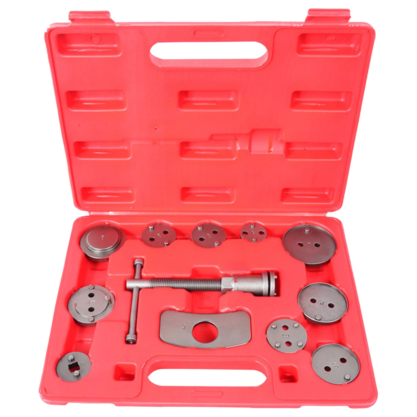 12 Pcs Universal Car Disc Brake Caliper Rewind Back Brake Piston Compressor Tool Kit Set For Automobiles Garage Repair Tools
12 Pcs Universal Car Disc Brake Caliper Rewind Back Brake Piston Compressor Tool Kit Set For Automobiles Garage Repair Tools