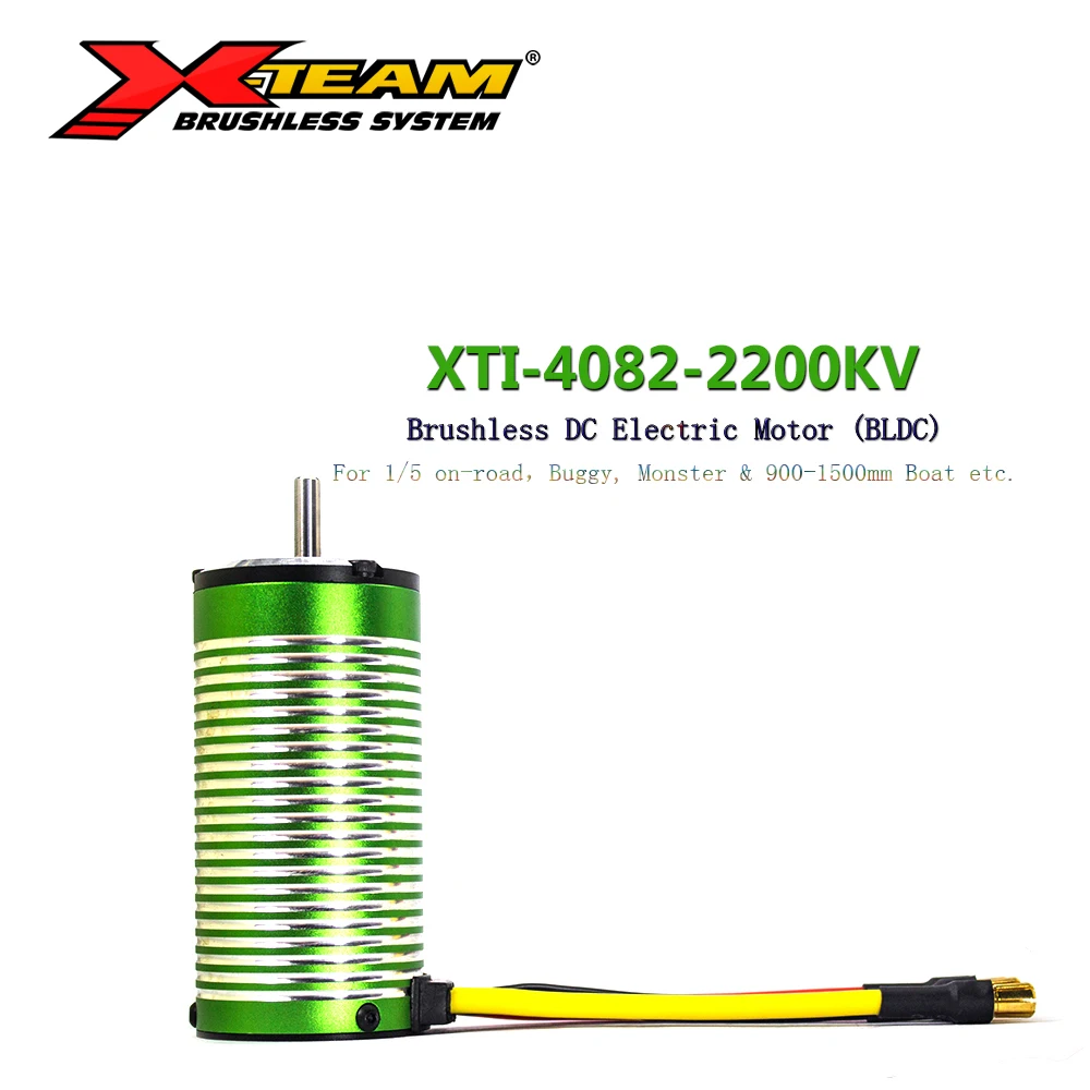 X-TEAM Brushless Motor 4082 2000KV BLDC Electromotor for RC Car 1/5 on-road Buggy-Monster 900-1500 mm Boat Replacement | Игрушки и хобби