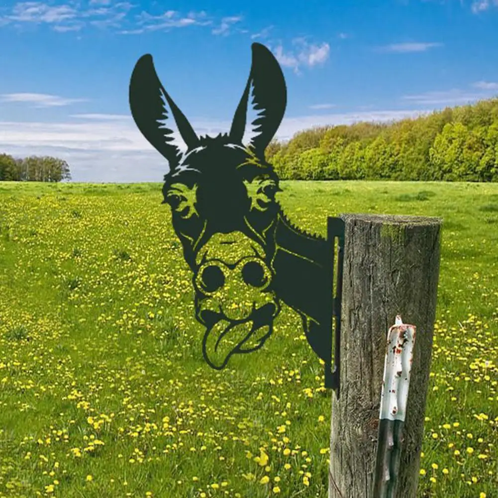 Garden Donkey Piles Metal Donkey Silhouettes Decoration Waterproof Weatherproof Donkey Yard Art for Courtyards Backyards Lawns
Garden Donkey Piles Metal Donkey Silhouettes Decoration Waterproof Weatherproof Donkey Yard Art for Courtyards Backyards Lawns