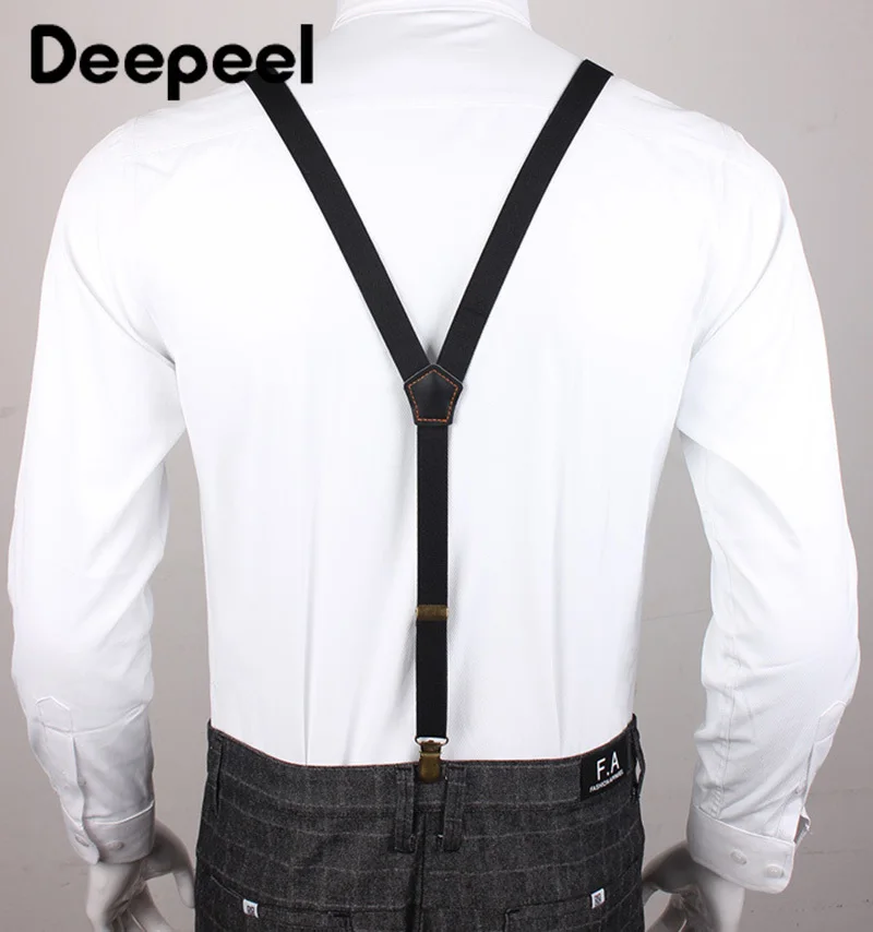 Deepeel 1pc 2X110cm Striped Retro Straps Unisex Suspenders 3 Clips Adjustable Elastic Band Strap Casual Jeans Decoration SP054
Deepeel 1pc 2X110cm Striped Retro Straps Unisex Suspenders 3 Clips Adjustable Elastic Band Strap Casual Jeans Decoration SP054