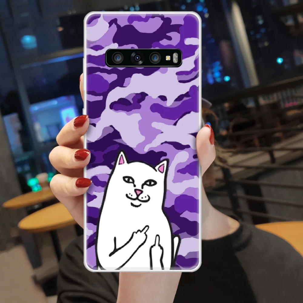 Fashion Brand R-RIPNDIPS Cat Phone Case Cover Hull For SamSung Galaxy S M 6 7 8 9 10 20 30 31 Edge Plus E Lite transparent Cell
Fashion Brand R-RIPNDIPS Cat Phone Case Cover Hull For SamSung Galaxy S M 6 7 8 9 10 20 30 31 Edge Plus E Lite transparent Cell