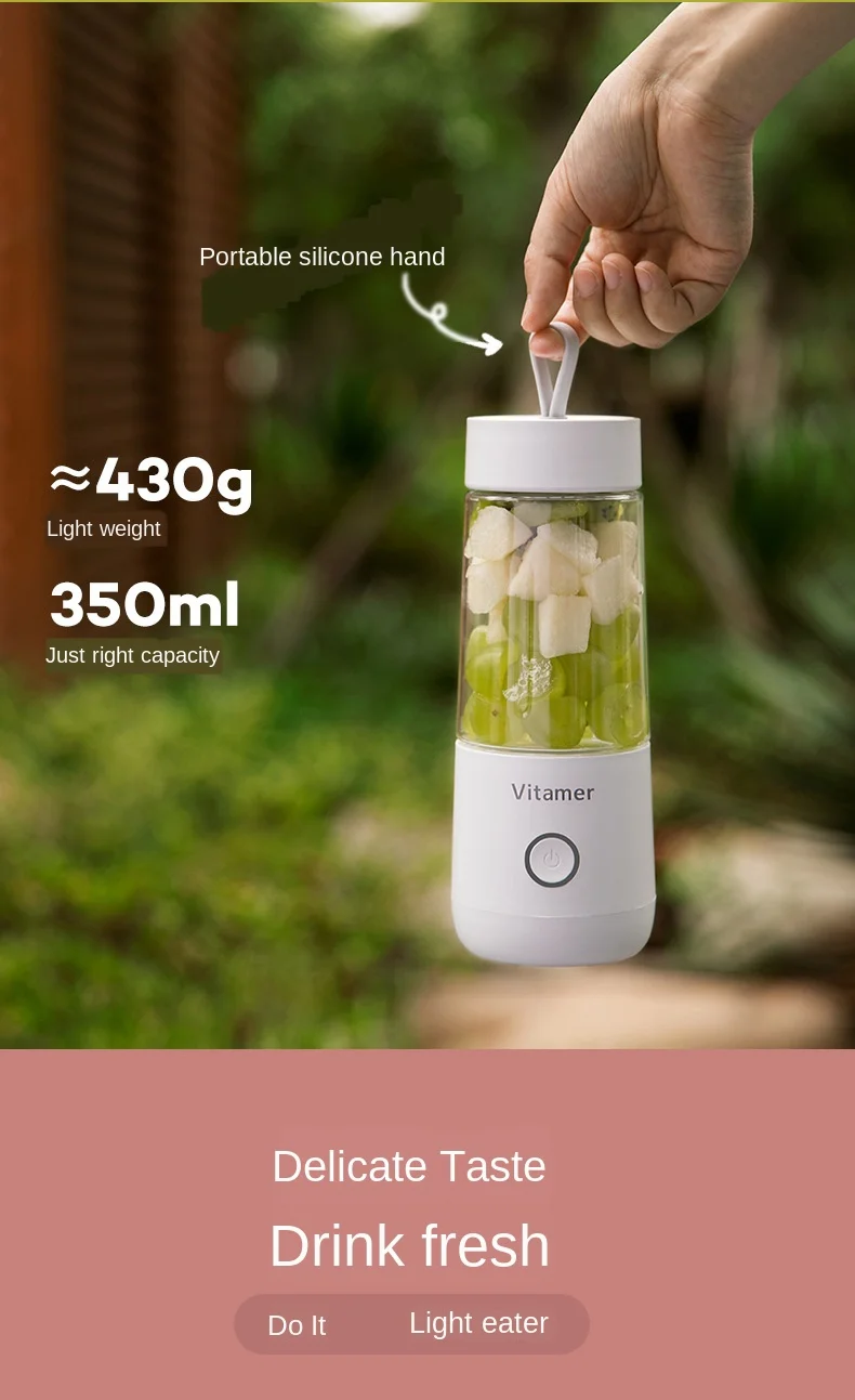Portable Juicer Household Small Fruit Electric Student Wireless Mini Juicer orange squeezer smoothie soybean milk machine
Portable Juicer Household Small Fruit Electric Student Wireless Mini Juicer orange squeezer smoothie soybean milk machine