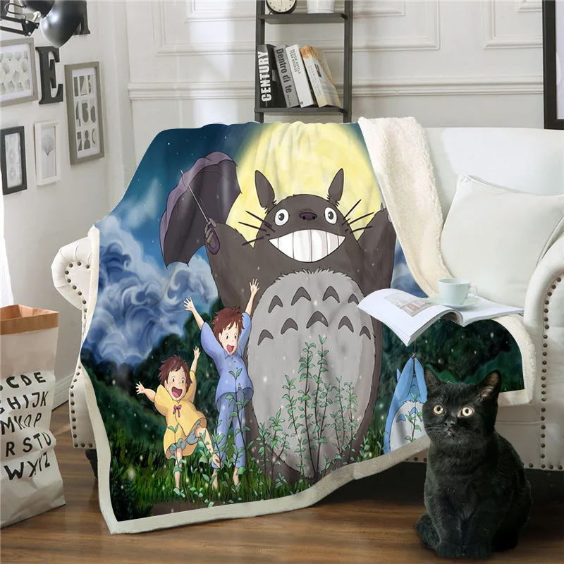 Anime Totoro 3D Printed Sherpa Blanket Couch Quilt Cover Travel Bedding Outlet Velvet Plush Throw Fleece Blanket Bedspread
Anime Totoro 3D Printed Sherpa Blanket Couch Quilt Cover Travel Bedding Outlet Velvet Plush Throw Fleece Blanket Bedspread