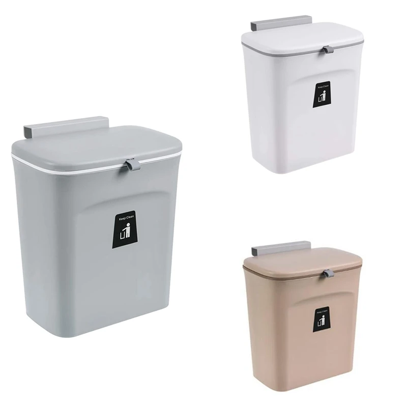 Kitchen Compost Bin for Counter Top or Under Sink, Hanging Small Trash Can with Lid,Mountable Indoor Compost Bucket
Kitchen Compost Bin for Counter Top or Under Sink, Hanging Small Trash Can with Lid,Mountable Indoor Compost Bucket