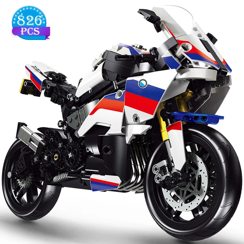 Technical Moc Ideas Famous Race Motorcycle Model Building Blocks Education Diy Assembly Brick Toys Brithday Gifts for Children
Technical Moc Ideas Famous Race Motorcycle Model Building Blocks Education Diy Assembly Brick Toys Brithday Gifts for Children