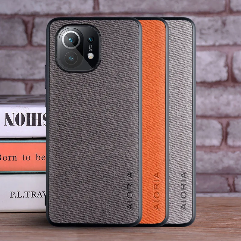 Mi 11 Lite 5G Solid Color Business Luxury Textile Leather Skin Soft Phone Cover For Xiaomi Mi 11 Ultra Protective Funda Capa
Mi 11 Lite 5G Solid Color Business Luxury Textile Leather Skin Soft Phone Cover For Xiaomi Mi 11 Ultra Protective Funda Capa